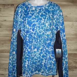 Silver Bait* Men's Long Sleeve Crew Neck Straight Hem Pullover Shirt~ Size 2XL‎